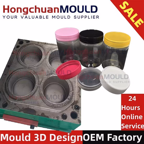 24 Cavities PET Food Packaging Bottle Embryo Injection Mold